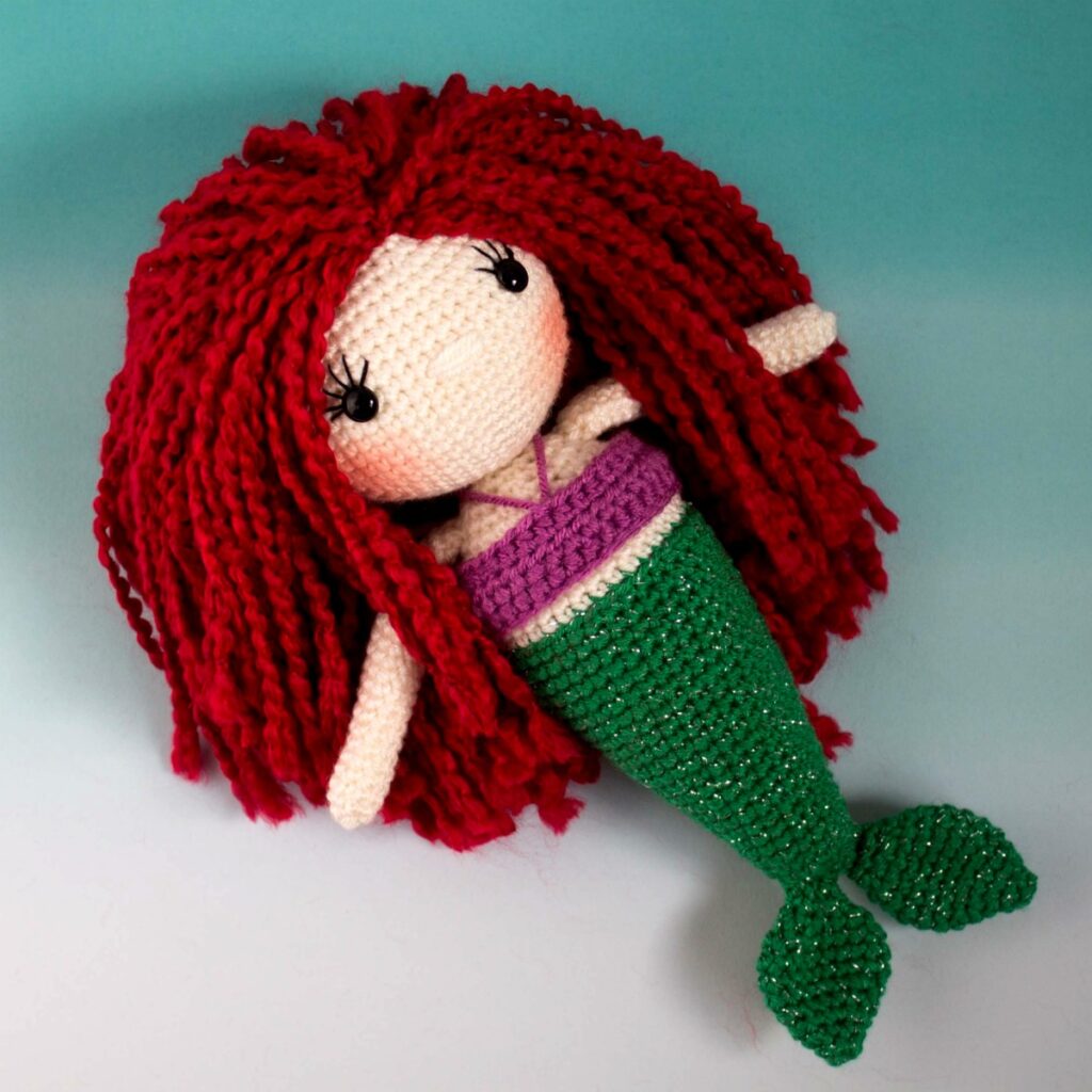 Mermaid Crochet Doll