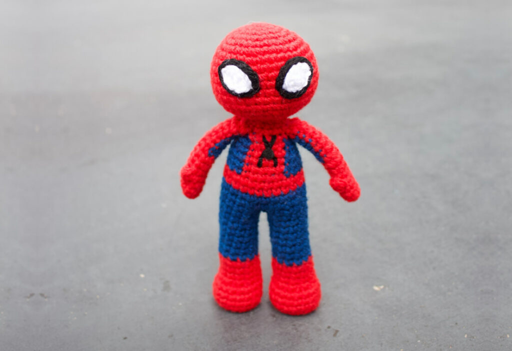 Spiderman Crochet Doll