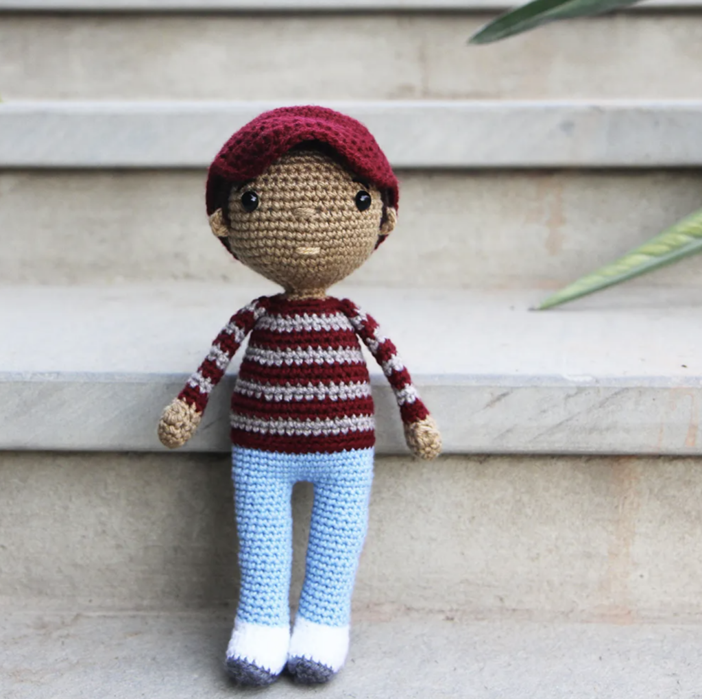 Zayd Crochet Boy Doll
