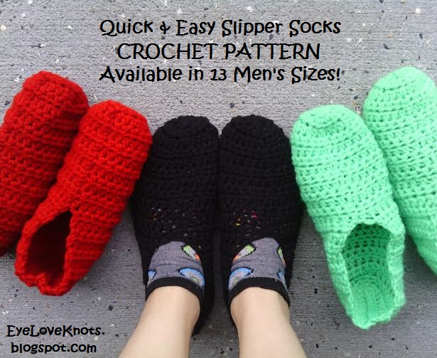 Quick and Easy Slipper Socks for Men
